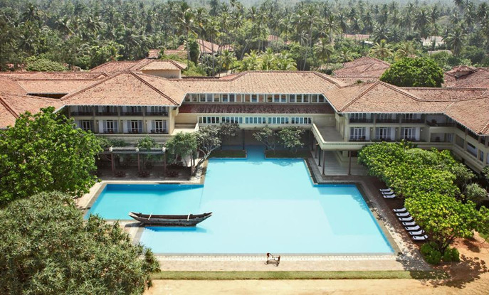 Heritance Ahungalla resort and its central pool